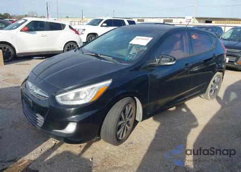 2014 Hyundai Accent Se z USA, uszkodzony, nr VIN KMHCU5AE6EU167810